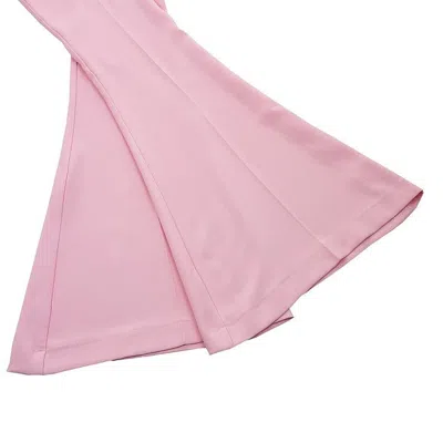 Hebe Studio Casual Pants With Belt Loops In Pink