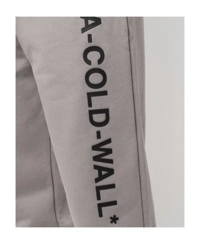A-cold-wall* Logo Sweatpants In Gray