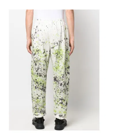 Aries Spray-dye Cotton No Problem Sweatpants In White