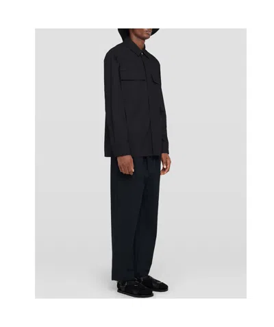 Jil Sander Men's Wool Shirt In Black