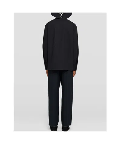 Jil Sander Men's Wool Shirt In Black