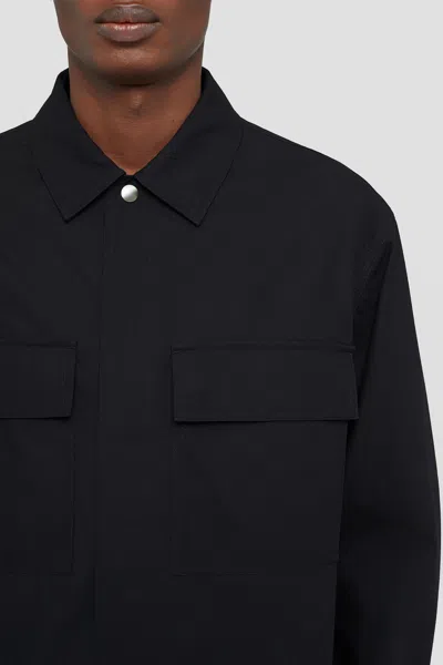 Jil Sander Men's Wool Shirt In Black