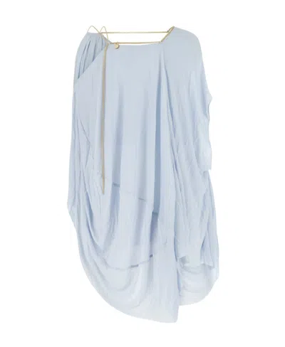 Loewe Pleated Blouse In White