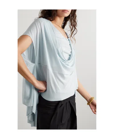 Loewe Pleated Blouse In White