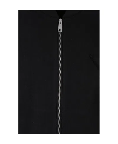 Prada Giubbino In Feltro Nero Uomo In Black