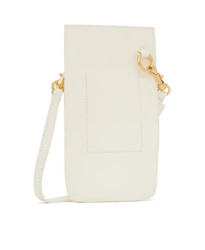 Jil Sander Rectangular-shaped Neck Phone Holder In White