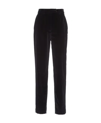 Prada Cropped Tailored Trousers In Black
