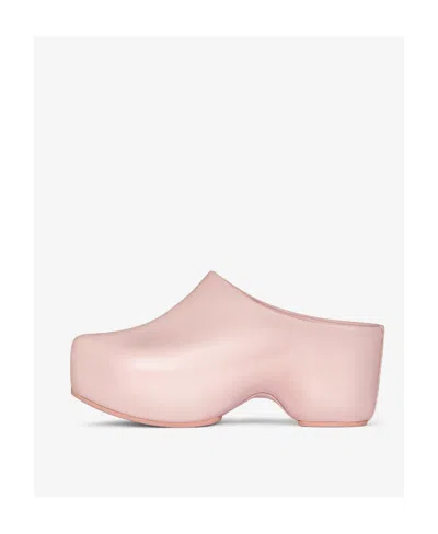 Givenchy Logo Debossed Slip-on Clogs In Light Pink