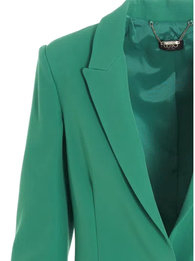 Liu •jo Daily Blazer Jacket Liu-jo In Green