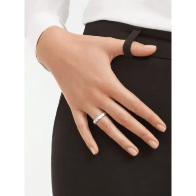 Bvlgari White Gold Serpenti Viper Wedding Band In White