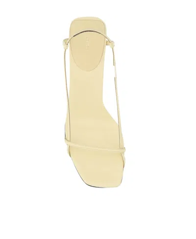 Neous Cream Leather Merga Sandals In Neutral