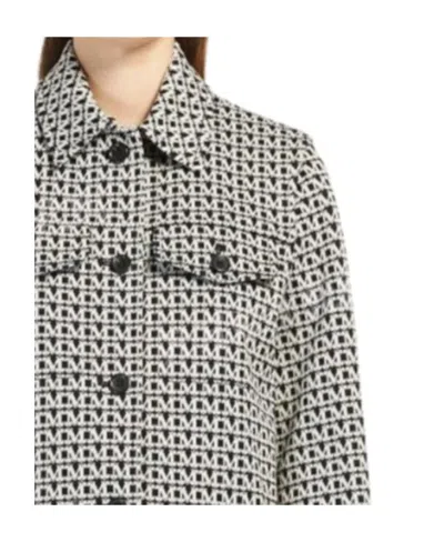Max Mara Lapel Jacket In Gray