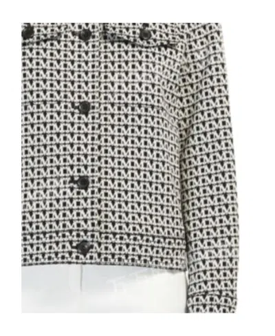 Max Mara Lapel Jacket In Gray