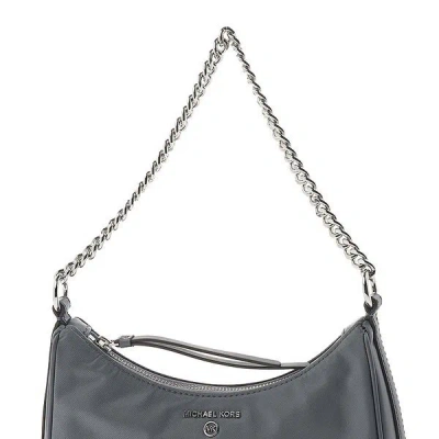 Michael Michael Kors Jet Set Zipped Shoulder Bag In Gray