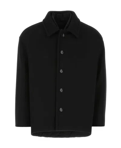 Valentino Elegant Jacket With Long Sleeves And Straight Hemline In Black