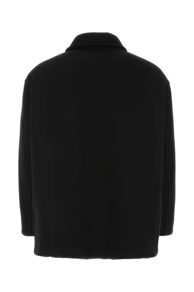Valentino Elegant Jacket With Long Sleeves And Straight Hemline In Black