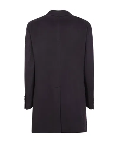 Tagliatore Tailored Single-breasted Coat Featuring Pockets In Black