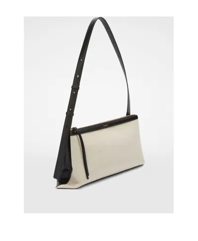 Jil Sander Logo Detailed Large Shoulder Bag In Multi