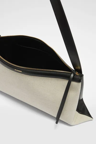 Jil Sander Logo Detailed Large Shoulder Bag In Multi