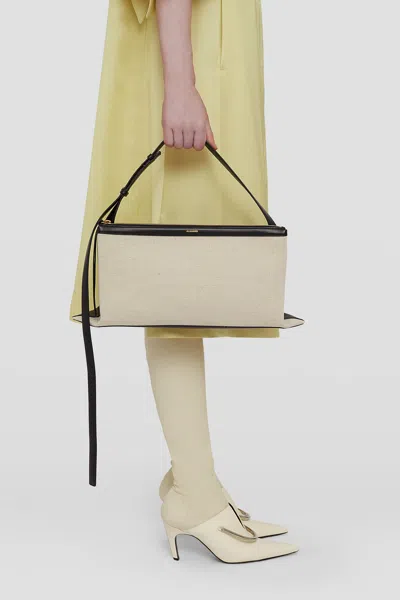 Jil Sander Logo Detailed Large Shoulder Bag In Multi