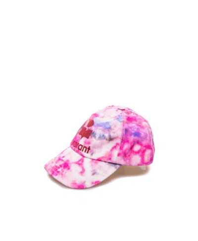 Isabel Marant Tyron Logo Embroidered Baseball Cap In Pink
