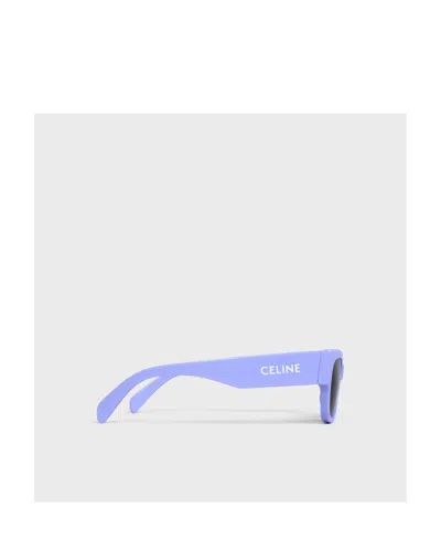 Celine Rectangular-frame Sunglasses In Purple