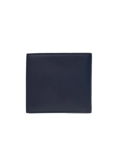 Kenzo Paris Leather Wallet In Blue
