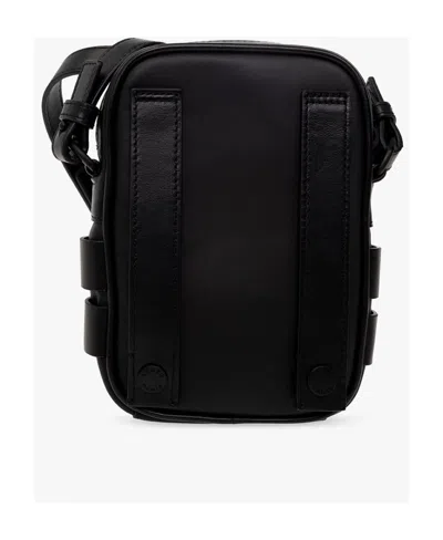 Kenzo Logo Badge Messenger Bag In White