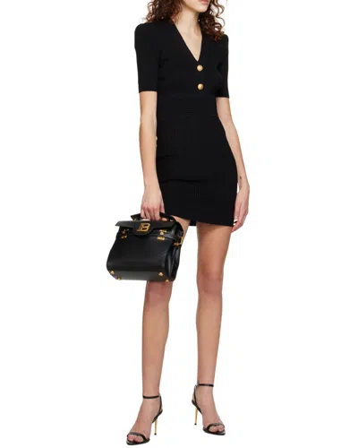 Balmain Women's B-buzz 23 Calfskin Bag In Black