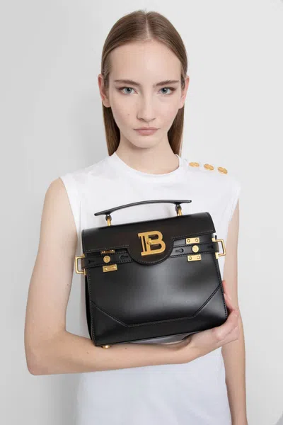 Balmain Women's B-buzz 23 Calfskin Bag In Black