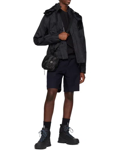 Stone Island Sweater With Logo In Blue