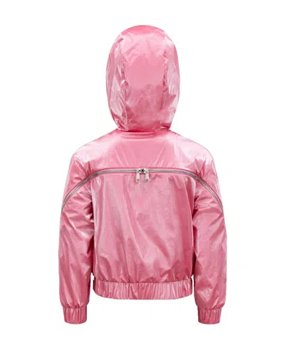Moncler Logo-patch Jacket In Pink