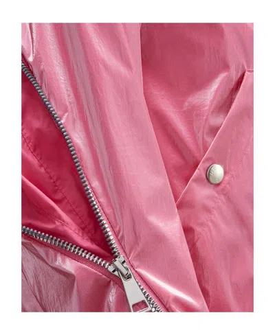 Moncler Logo-patch Jacket In Pink