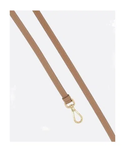 Prada Small Leather Tote Bag In Caramel Color