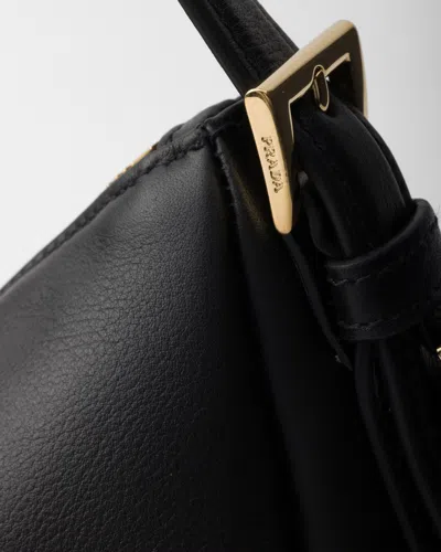 Prada Large Aimée Shoulder Bag In Black