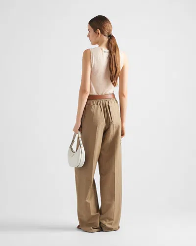 Prada Buttoned Cashmere Tank Top In Neutral Color