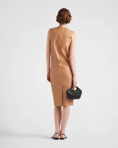 Prada Skin Pink Nappa Leather Dress