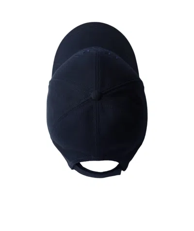 Prada Drill Baseball Cap In Black