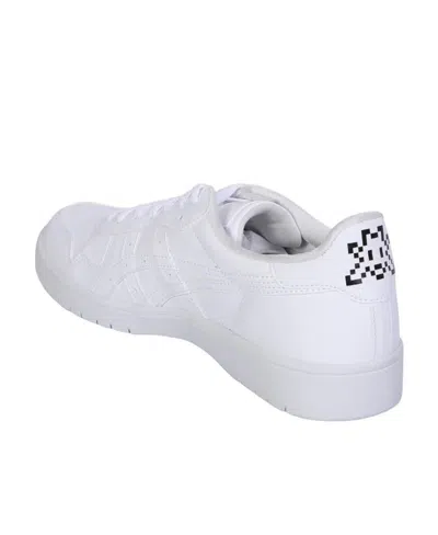 Comme Des Garçons Logo Sports Shoes In White