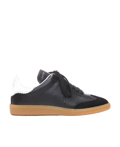 Isabel Marant Bryce Low-top Leather Sneakers In Black