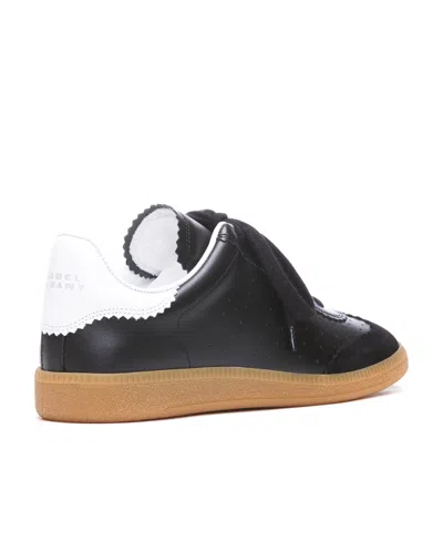 Isabel Marant Bryce Low-top Leather Sneakers In Black