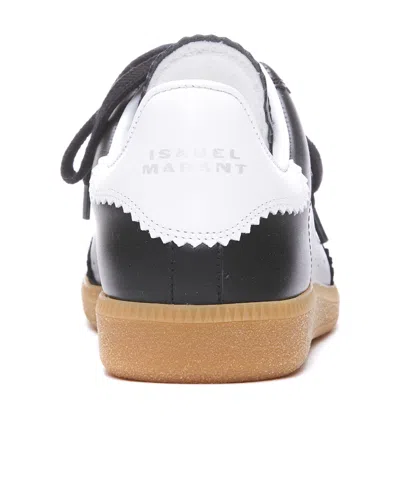 Isabel Marant Bryce Low-top Leather Sneakers In Black