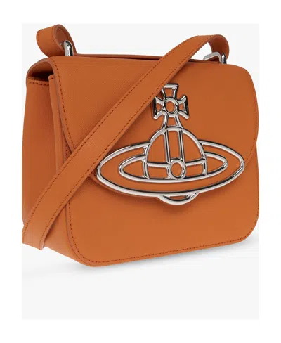 Vivienne Westwood Linda Crossbody Bag In Brown