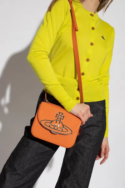 Vivienne Westwood Linda Crossbody Bag In Brown