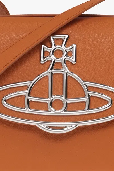 Vivienne Westwood Linda Crossbody Bag In Brown