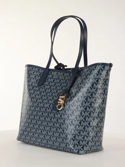 Michael Kors Eliza Monogram-pattern Tote Bag In Black