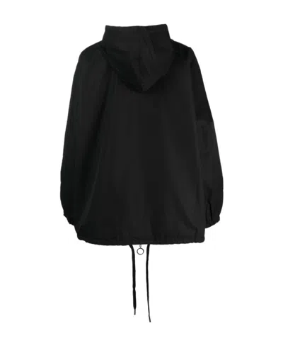 Studio Nicholson Alpine Drawstring-hood Jacket In Black