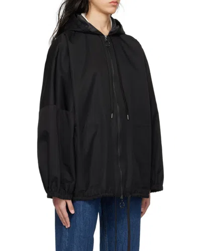 Studio Nicholson Alpine Drawstring-hood Jacket In Black
