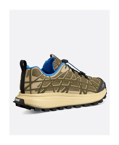 Dior B31 Runner Sneaker Brown Technical Mesh And Khaki In Multi