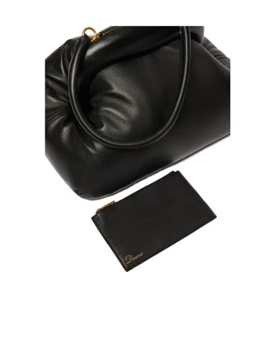 Sportmax Soft Structure Top Handle Clutch Bag In Black